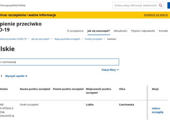 Rozpoczynamy akcję szczepień przeciw COVID-19!
